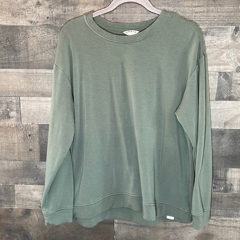 Green Orvis Sweatshirt